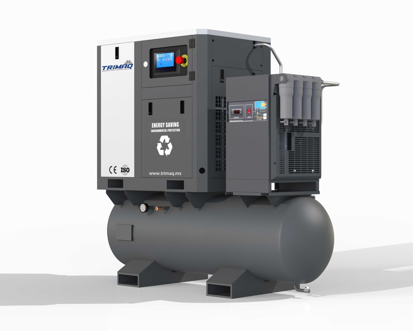 COMPRESOR DE TORNILLO 10 HP OPPAIR MOD. OPA-10PV