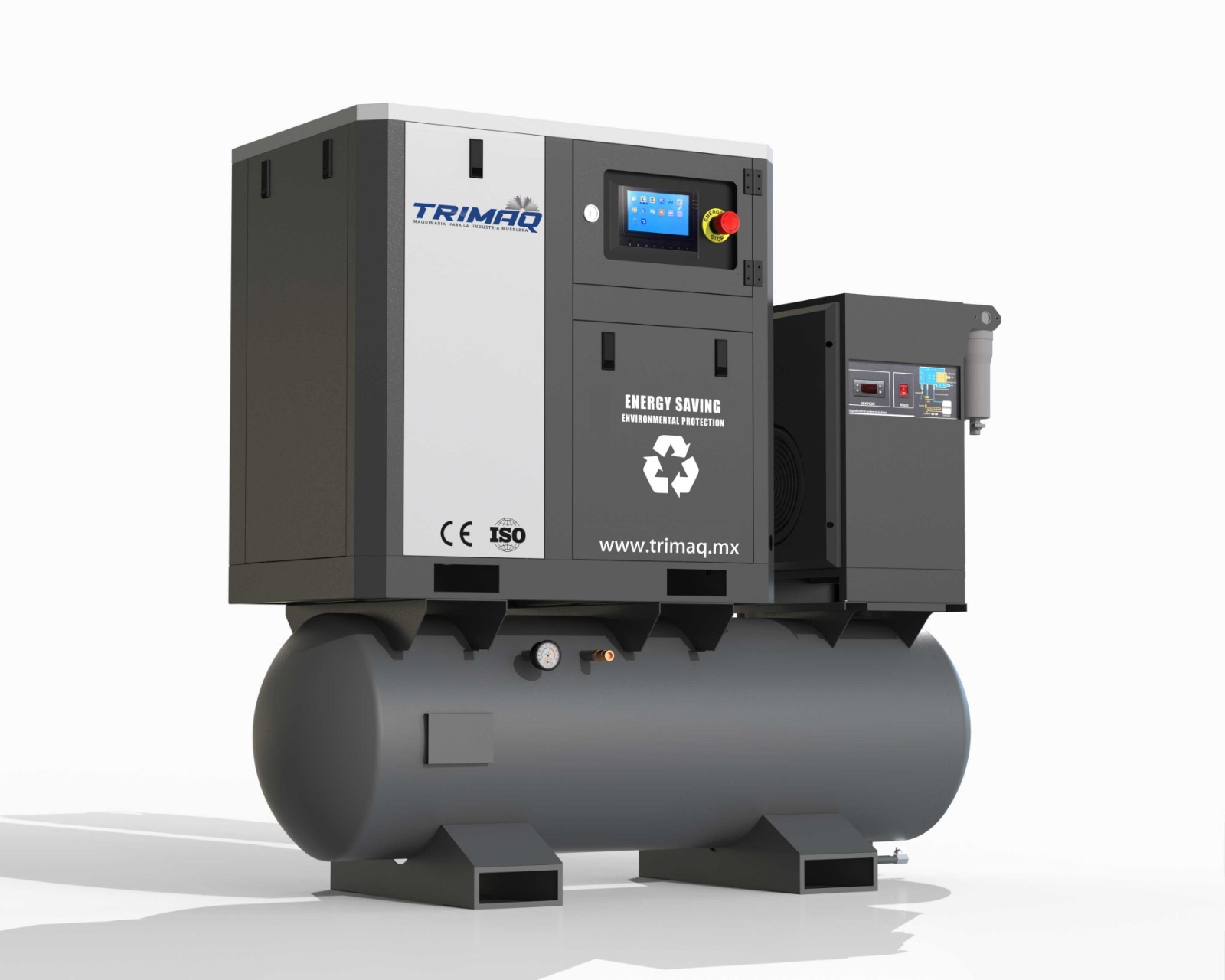 COMPRESOR DE TORNILLO 20 HP OPPAIR MOD. OPA-20PV